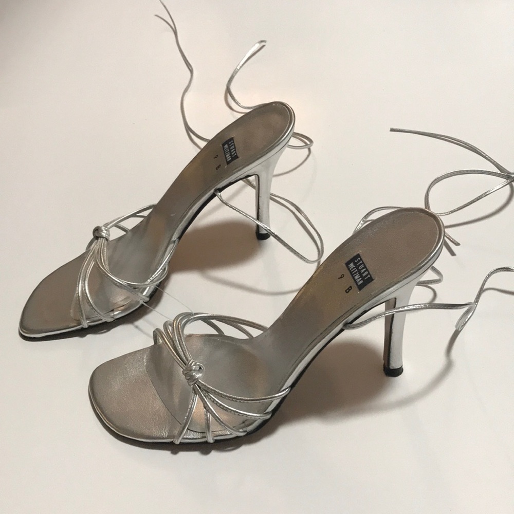 Bnwot New Stuart Weitzman ankle wrap strap heels